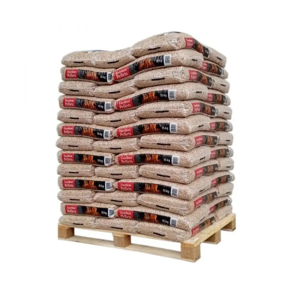 Holzpellets Woodstock Premium – Palette mit 78 Säcken à 15 kg (1.170 kg)