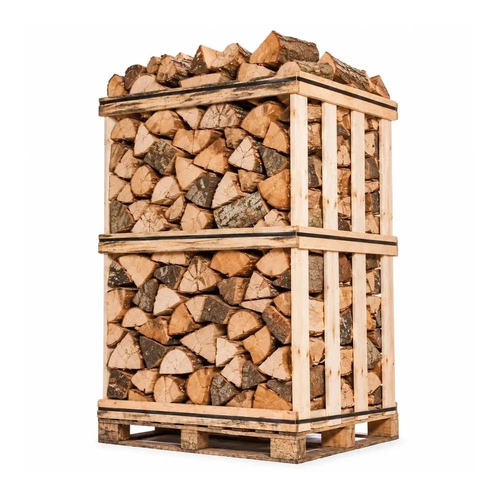 Brennholz Laubholz gemischt 30–33 cm – Box mit 2 m³