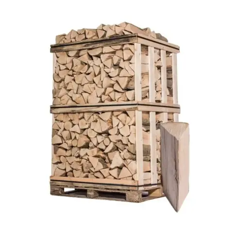 Brennholz Hartholz 33–35 cm – Palette mit 2 m³