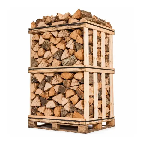 Brennholz Laubholz gemischt 30–33 cm – Box mit 2 m³